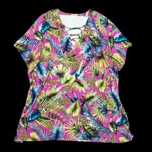 Tommy Bahama Kauai Grand Villa V-Neck Short Sleeve Tee